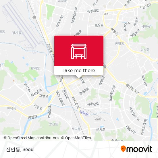 진안동 map
