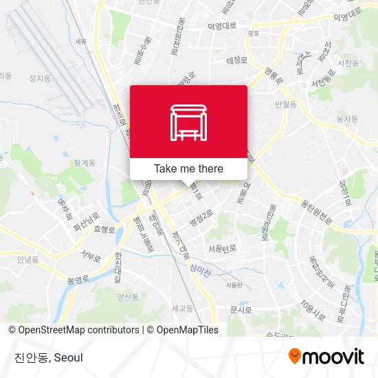 진안동 map