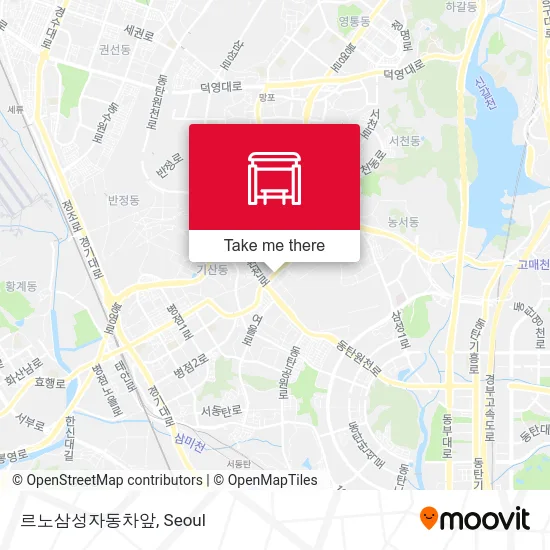 르노삼성자동차앞 map