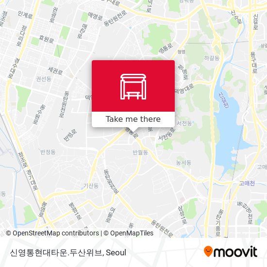 신영통현대타운.두산위브 map
