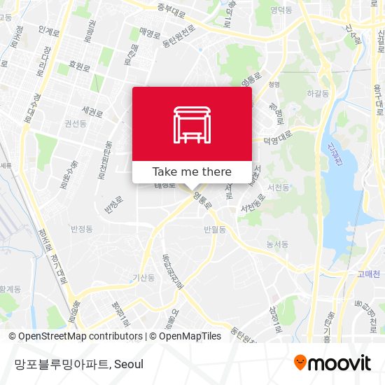 망포블루밍아파트 map