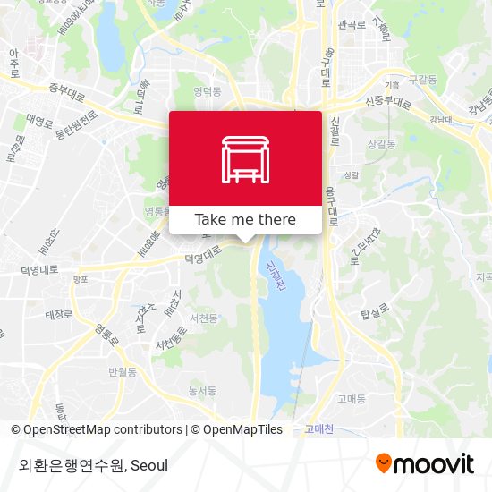 외환은행연수원 map