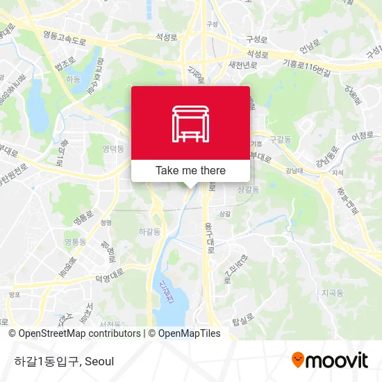 하갈1동입구 map