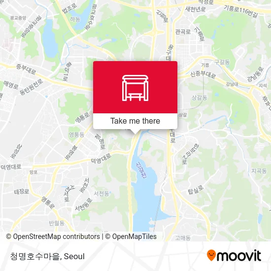 청명호수마을 map