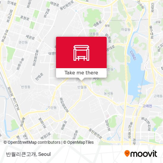 반월리큰고개 map