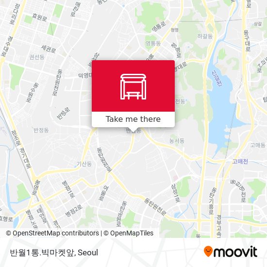 반월1통.빅마켓앞 map