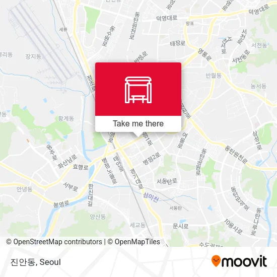 진안동 map