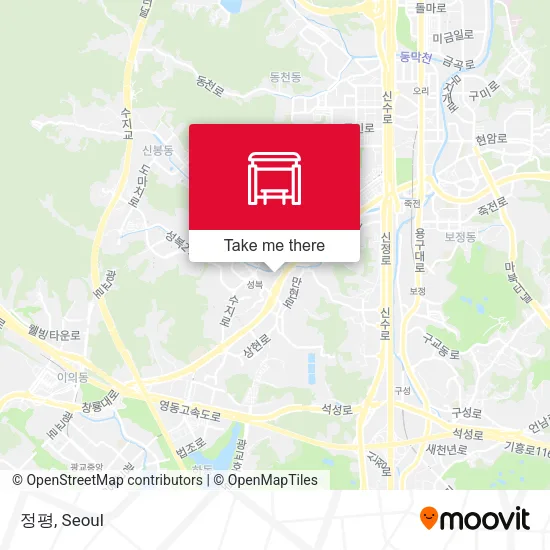 정평 map