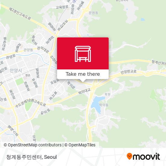 청계동주민센터 map