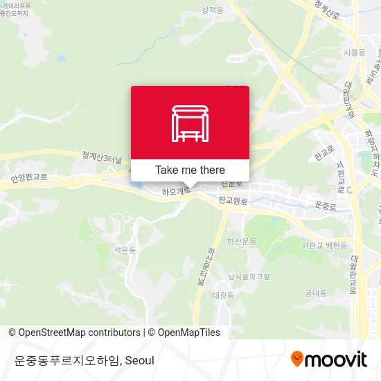 운중동푸르지오하임 map