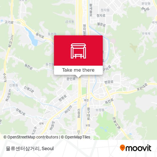 물류센터삼거리 map