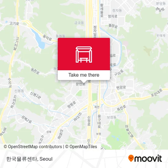 한국물류센타 map