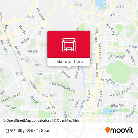 신도브레뉴아파트 map