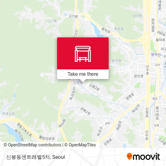 신봉동센트레벨5차 map