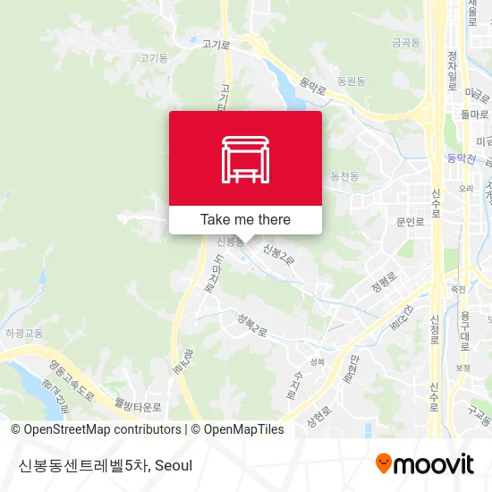 신봉동센트레벨5차 map