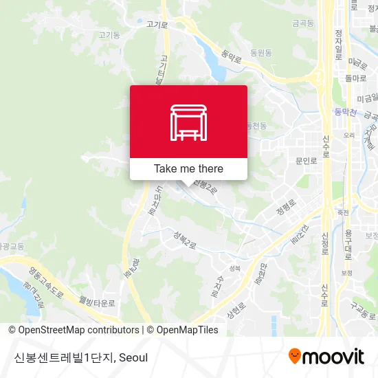 신봉센트레빌1단지 map
