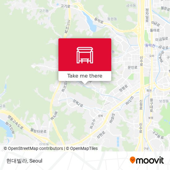 현대빌라 map