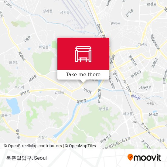 북촌말입구 map