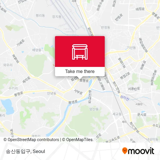 송산동입구 map