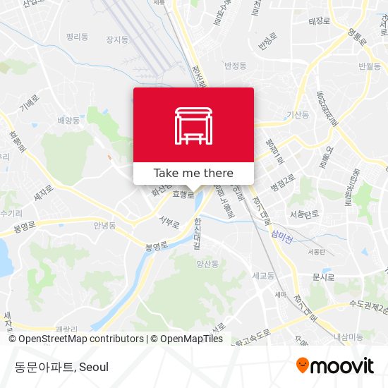 동문아파트 map