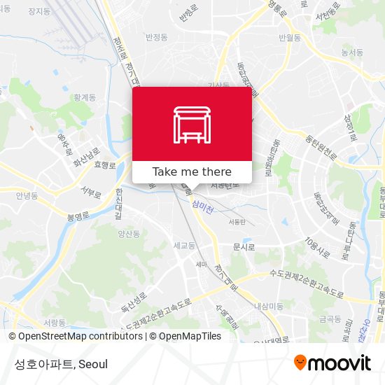 성호아파트 map