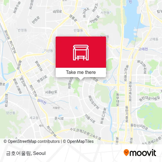 금호어울림 map