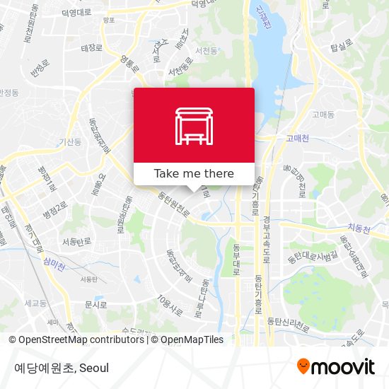 예당예원초 map
