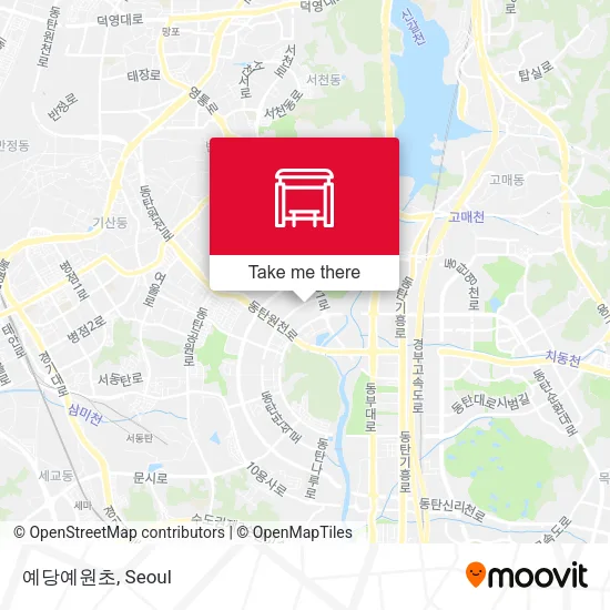 예당예원초 map