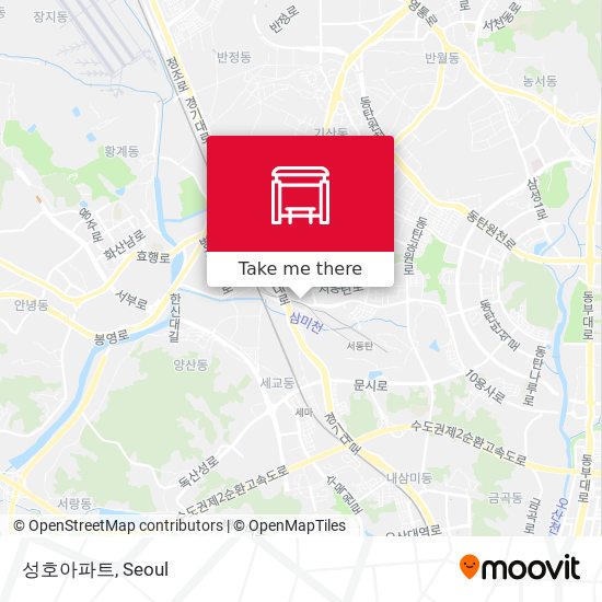 성호아파트 map