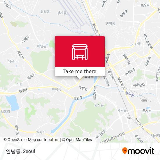 안녕동 map