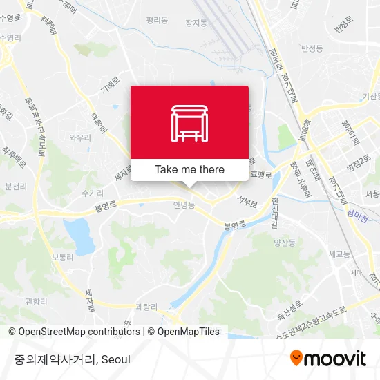 중외제약사거리 map