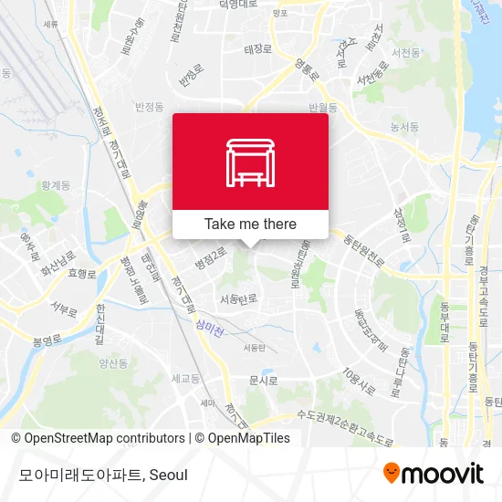 모아미래도아파트 map