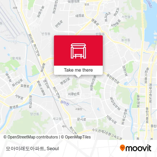 모아미래도아파트 map