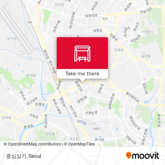 중심상가 map