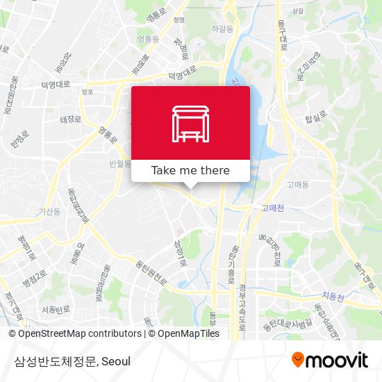 삼성반도체정문 map