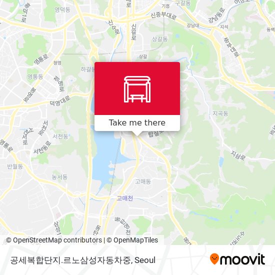 공세복합단지.르노삼성자동차중 map