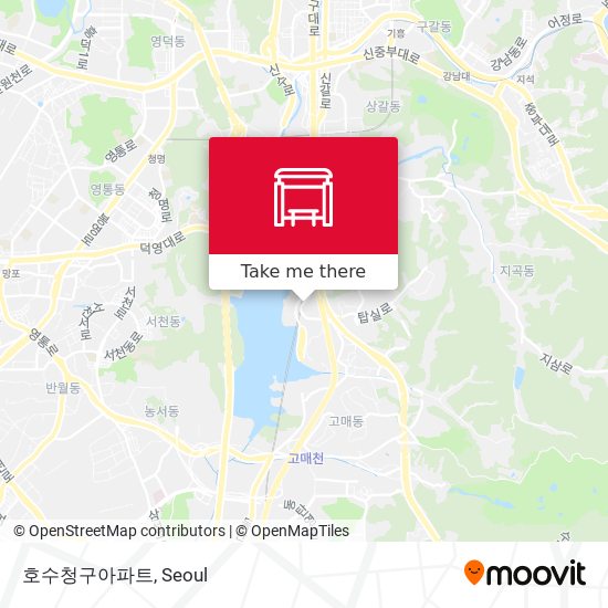 호수청구아파트 map