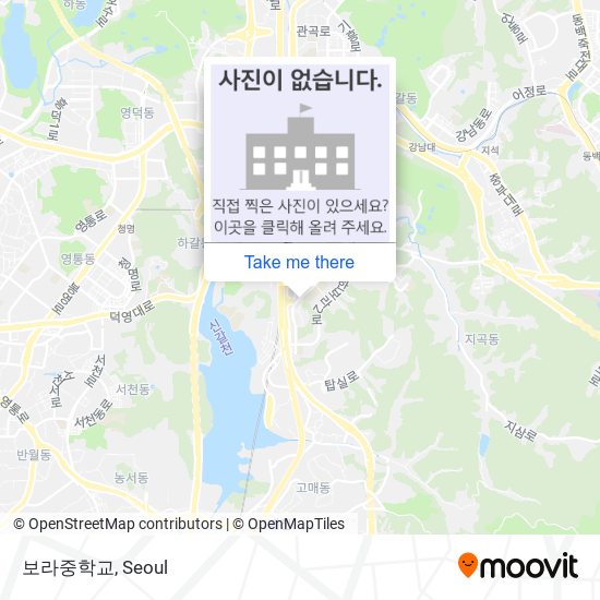 보라중학교 map