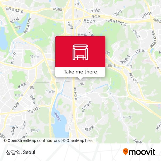 상갈역 map