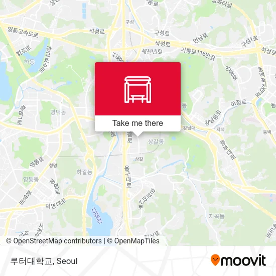 루터대학교 map