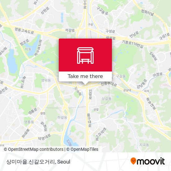 상미마을.신갈오거리 map