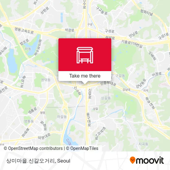 상미마을.신갈오거리 map