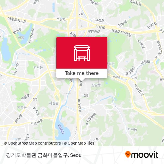 경기도박물관.금화마을입구 map