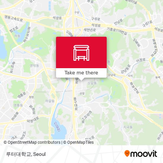 루터대학교 map