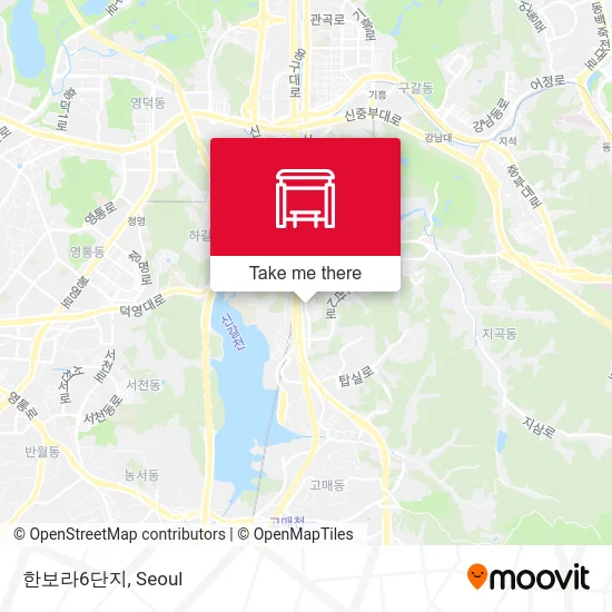 한보라6단지 map