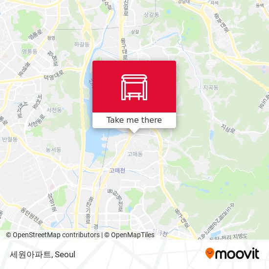 세원아파트 map
