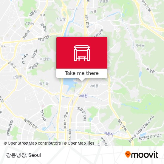 강동냉장 map