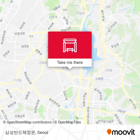 삼성반도체정문 map