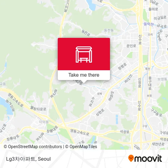Lg3차아파트 map