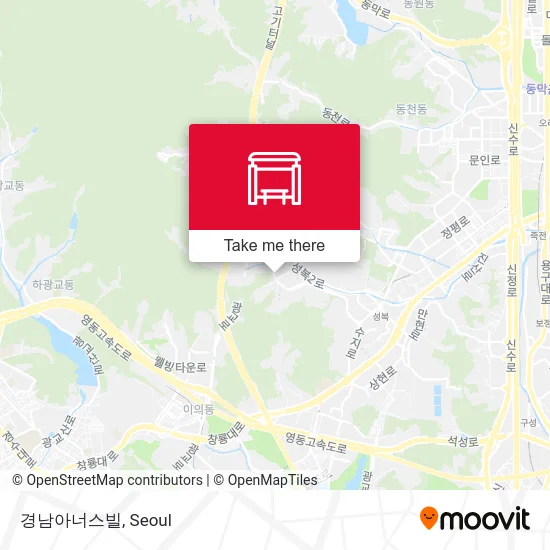 경남아너스빌 map